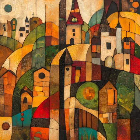 Ethereal Tapestry: Echoes of Vibrant Heritage