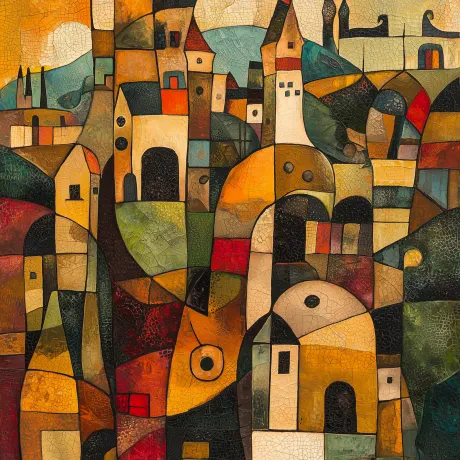 Mediterranean Reverie: Symphony in Warm Hues