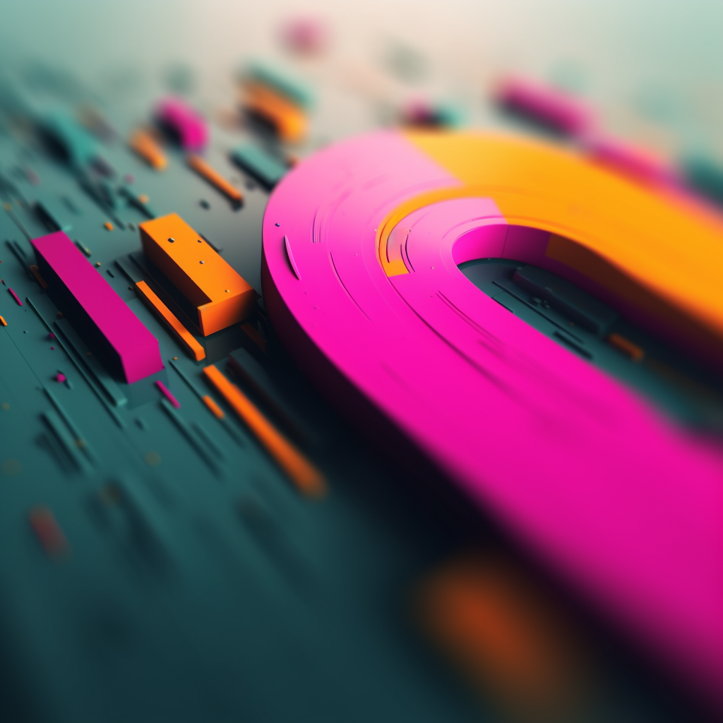Vibrant Echoes: A Dance of Form and Color