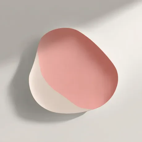 Radiant Peach Whisper on White