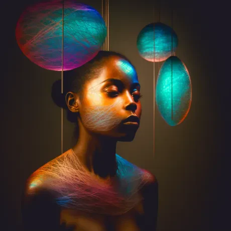 Luminous Echoes: Shadow Ballet