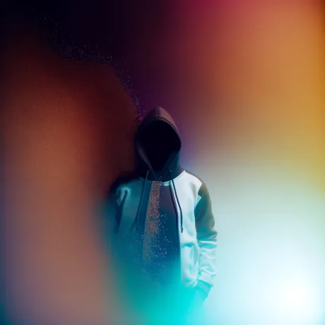 "Masked in Mystery: A Vibrant Enigma"