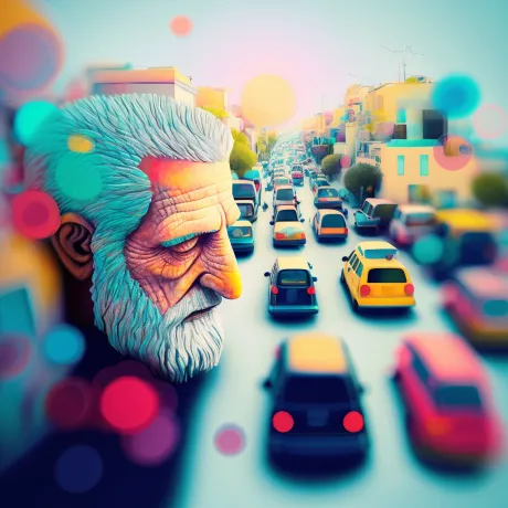 "Blooming Wisdom in Urban Vibe"
