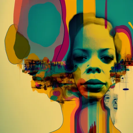 "Psychedelic Symmetry: Exploring Dual Identities"