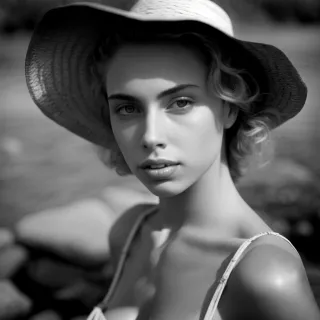 Whispers of Summer: A Gaze Beyond Time