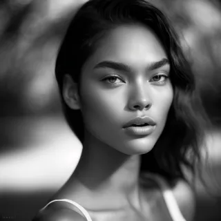 Whispers of Monochrome Allure