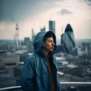 Whispers of London: Gaze Beyond the Mist
