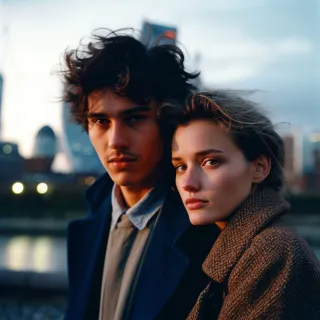 Whispers of Love in Urban Symphony