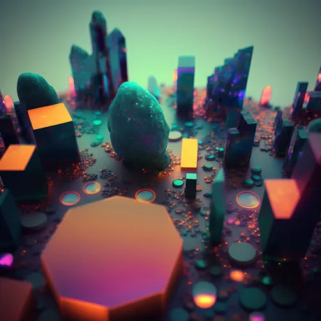 "Neon City Symphony: A Futuristic Urban Tapestry"