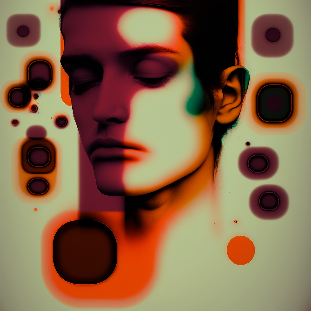 "Vivid Dreams in Red and Pink"