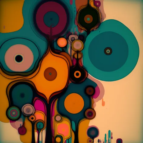 Whimsical Harmony: A Celebration of Colorful Movement