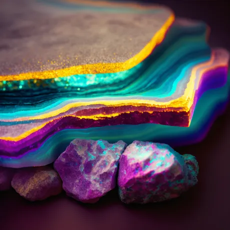 "Underwater Cosmos: A Symphony of Geological Marvels"