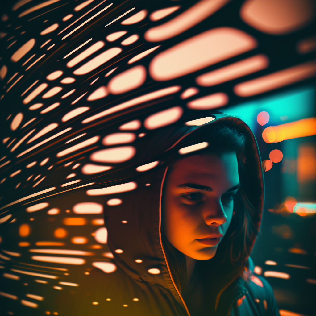 "Veiled Urban Elegance"