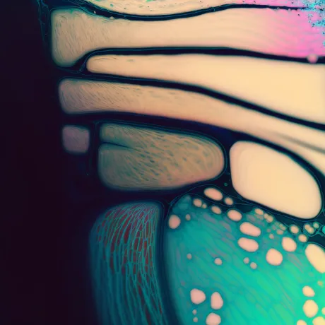 Serenity in Chaos: Vibrant Patterns of Light