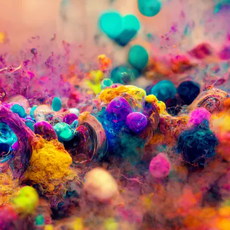 Chromatic Constellations: Celestial Dance of Colors