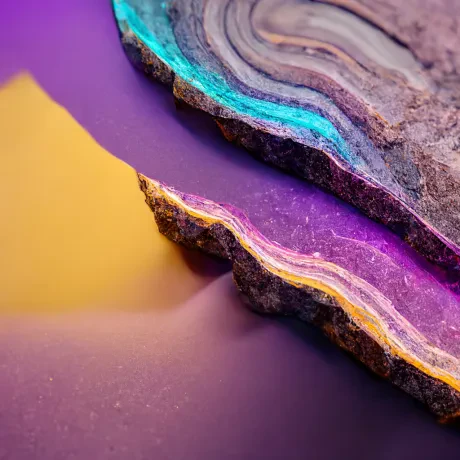 Harmony in Stone: Nature's Kaleidoscopic Ballet