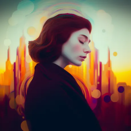 Solitude's Flame: A City of Silent Whispers