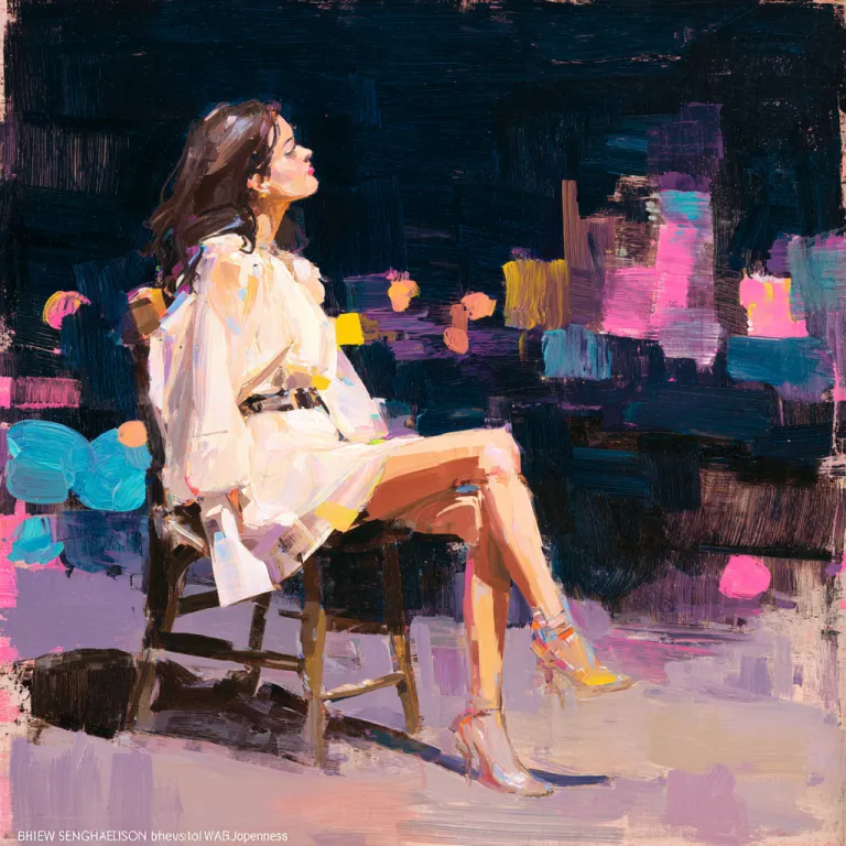 Neon Reverie: Illuminated Nocturne of Urban Allure curated set