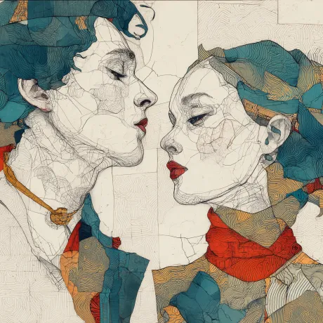 Whispered Tales in a Kaleidoscope of Love